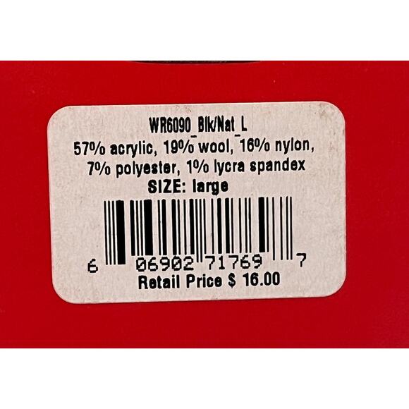 8-67(1) WOOLRICH Men's Merino Lambswool Socks Grey Large - Picture 5 of 5